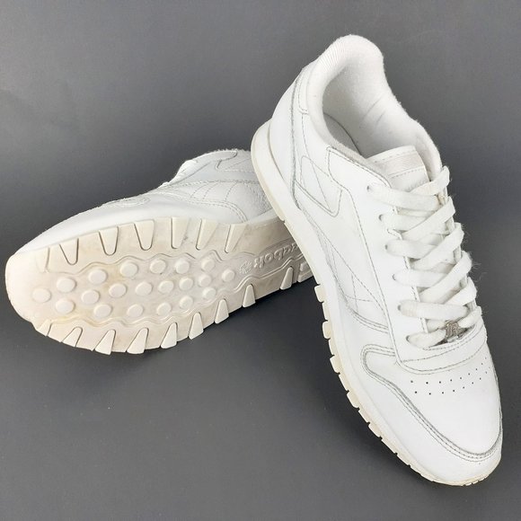 Reebok Mens Classic White Sneaker Shoe Sz 6.5 - Picture 4 of 9